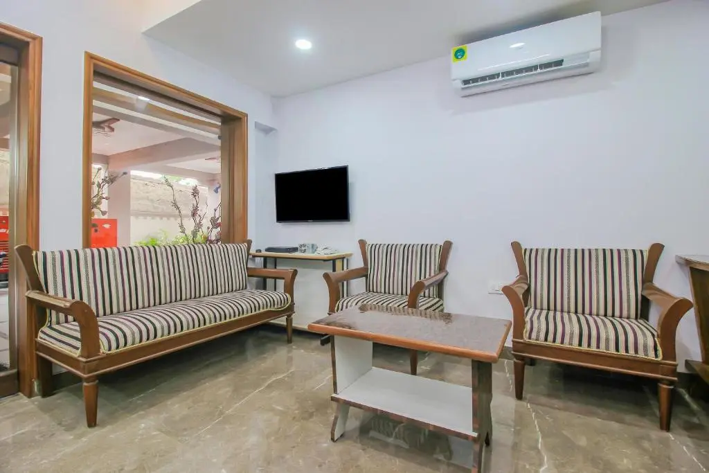 Living area with TV