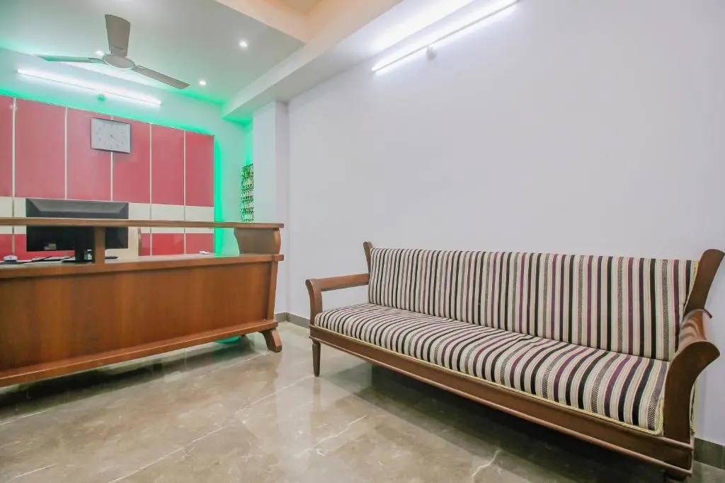 Hotel lobby at Delight Inn Stays